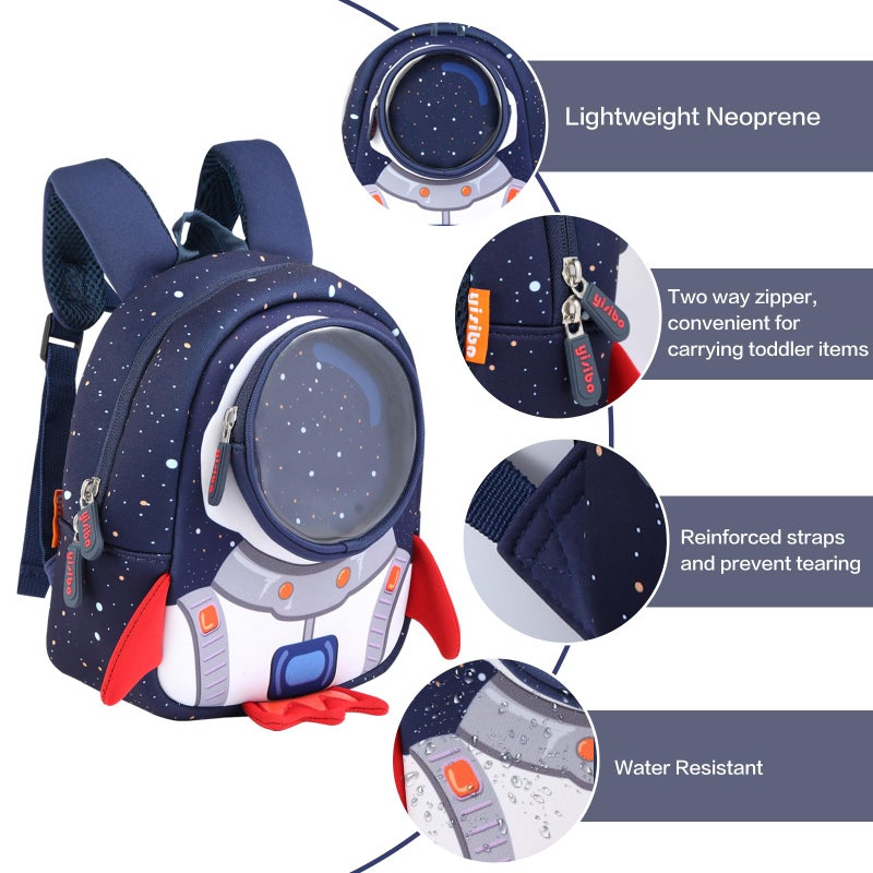 yisibo Toddler Backpack for Boys& Girls - Toddler Leash Included- Secure and Stylish for Active Toddlers- Perfect for Little Explorers - Preschool Travel School (1-3 Years) - Image 2